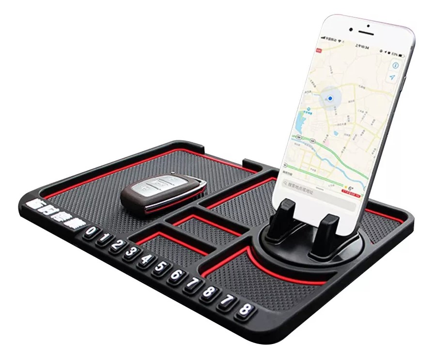 Almohadilla antideslizante teléfono coch