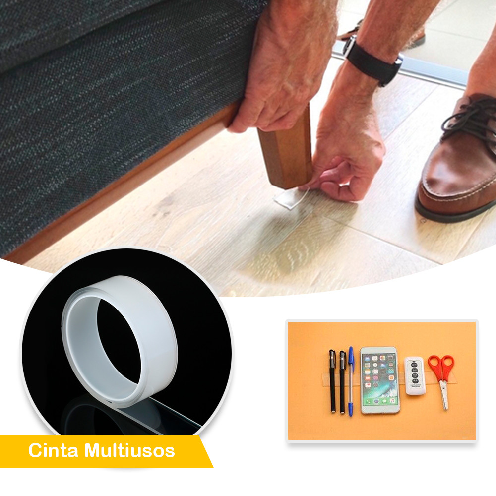 Miniatura 3 de Cinta Multiusos Reusable Doble Faz 8025