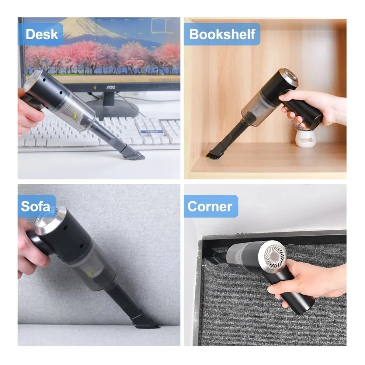 Miniatura 4 de Mini Aspiradora De Mano Para Autos