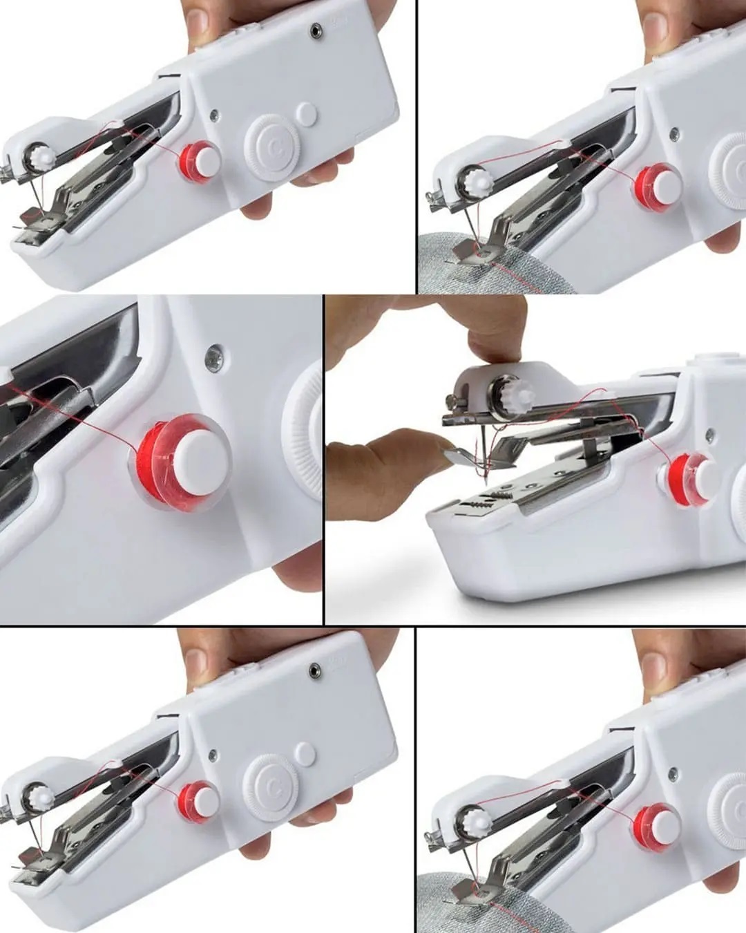 Miniatura 5 de Mini Maquina De Coser Inalambrica Manual