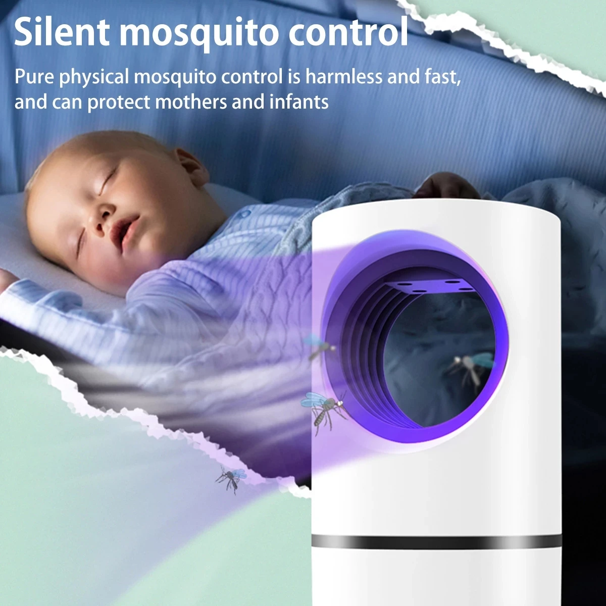 Lampara Repelente Mata mosquito Led UV