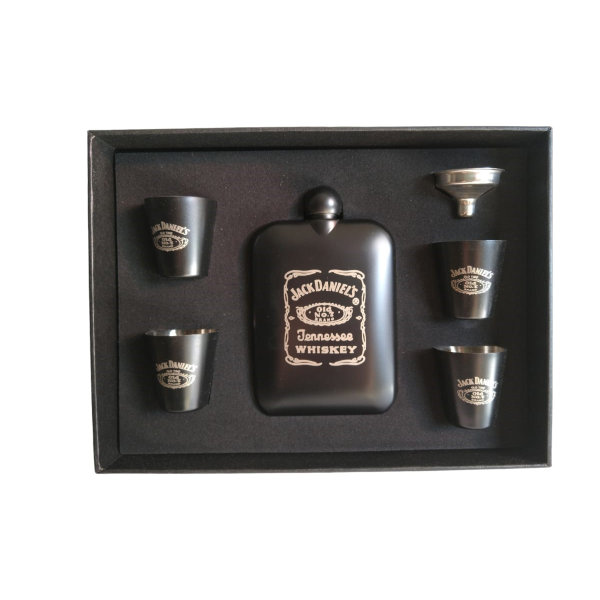 Miniatura 2 de Set Licorera Jack Daniels Copas y Embudo