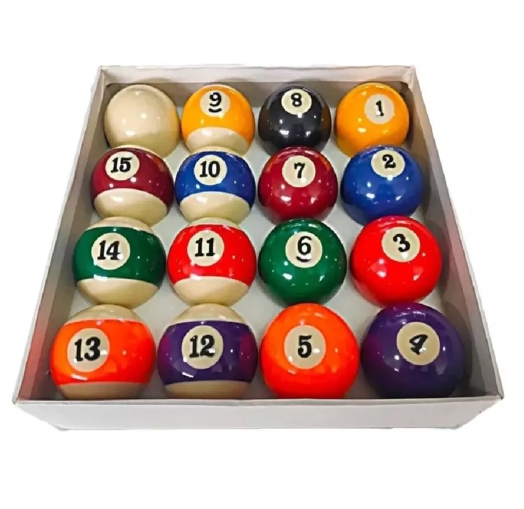 Miniatura 2 de Set Juego Bolas De Billar Pool X16