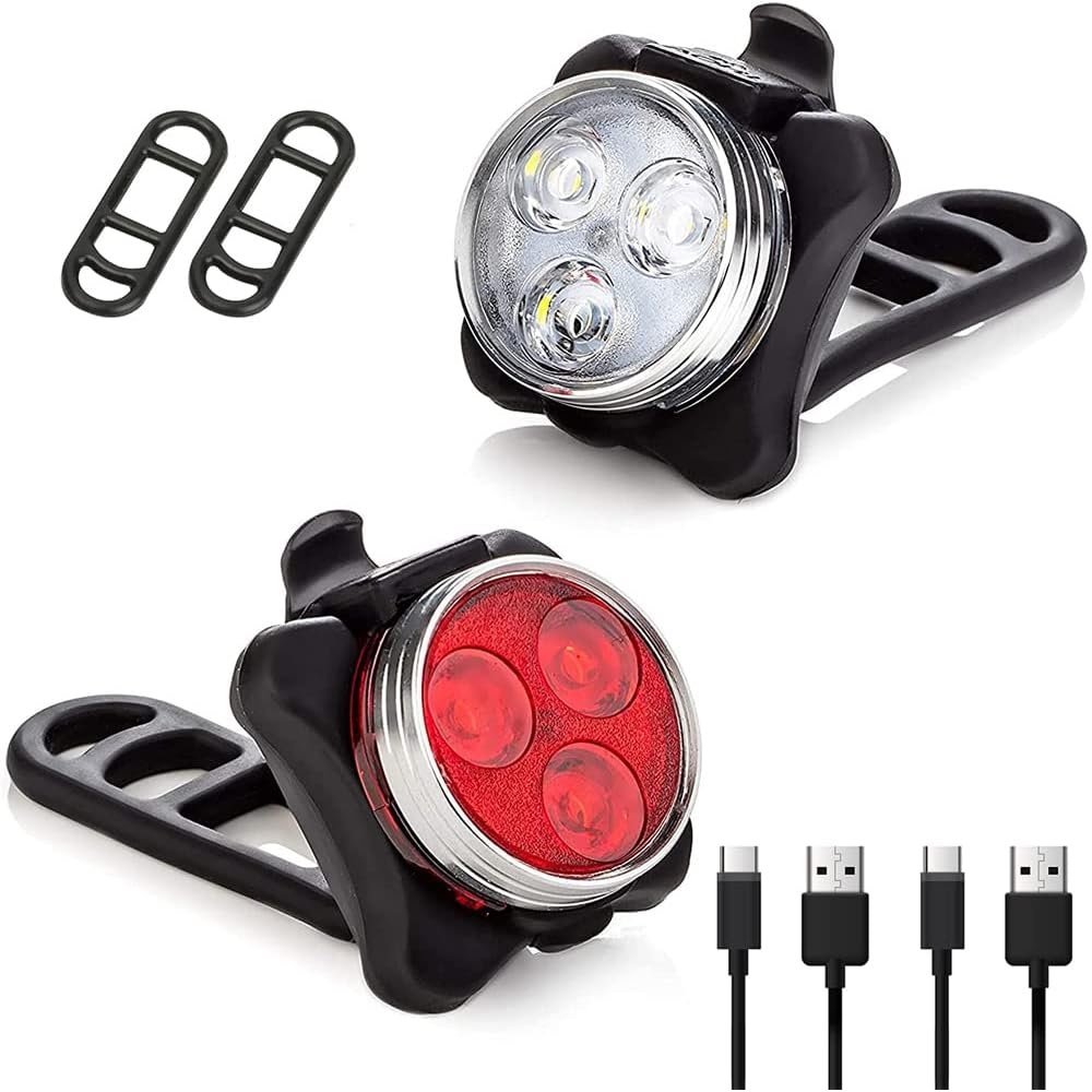 Set de Luces Para Bicicleta Recargables