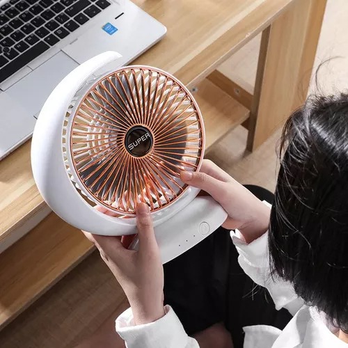 Miniatura 2 de Ventilador Recargable En Forma De Luna