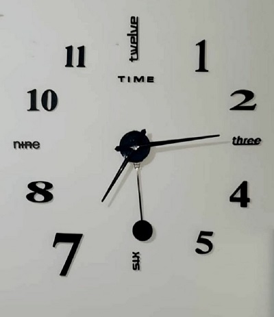 Miniatura 5 de RELOJ DE PARED 3D 100X100 CM PENDULO