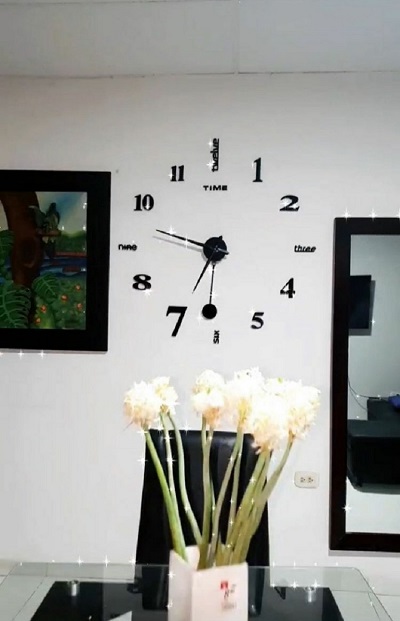 Miniatura 1 de RELOJ DE PARED 3D 100X100 CM PENDULO