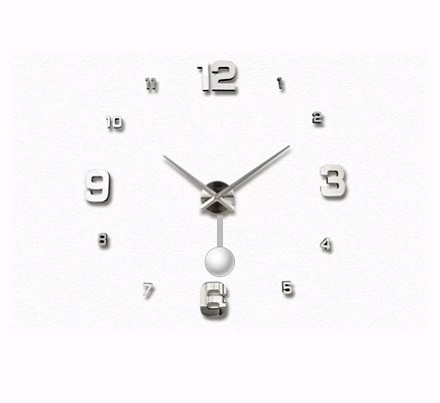 RELOJ DE PARED 3D 100X100 PENDULO