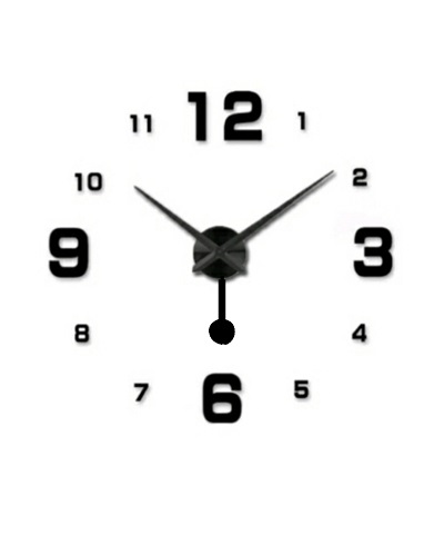 RELOJ DE PARED 3D 100X100 CM PENDULO