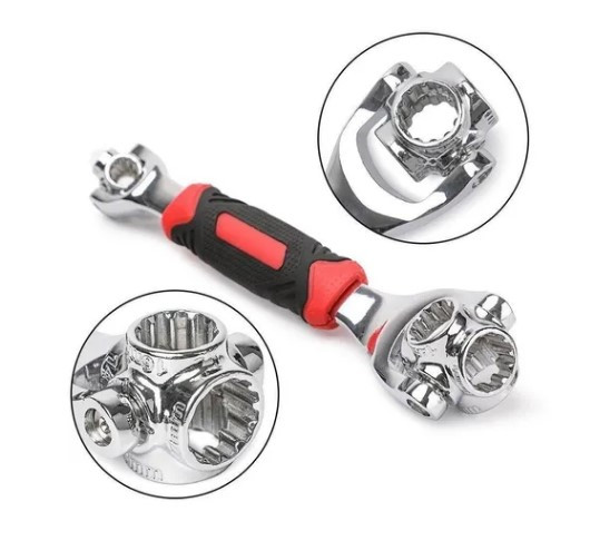 Miniatura 2 de Llave Inglesa Multiusos 48 En 1 Tuercas