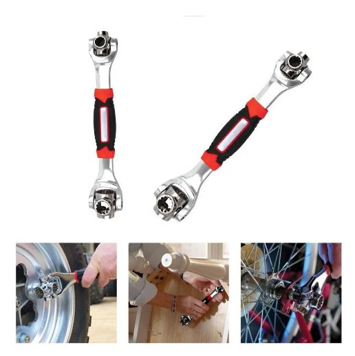 Miniatura 4 de Llave Inglesa Multiusos 48 En 1 Tuercas