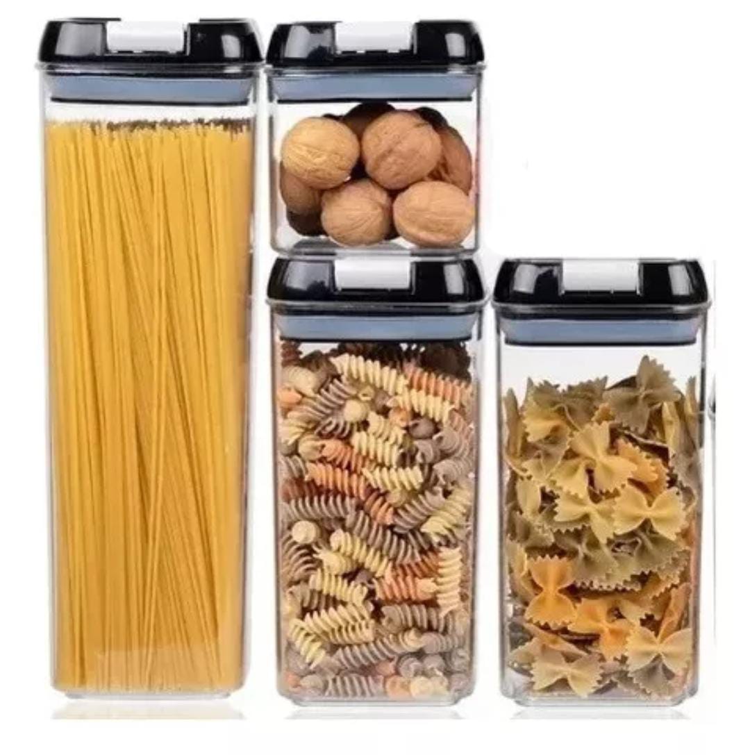 SET CONTENEDORES HERMÉTICOS 4 PZAS