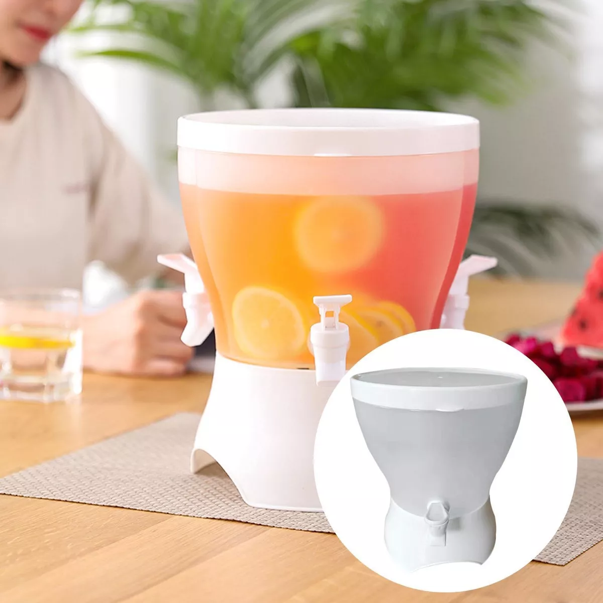 🎉 Dispensador de Bebidas con 3 Compartimentos para Fiestas 🍹 4