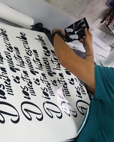 Miniatura 6 de RELOJ 3D 100X100 CM + FRASE EN VINILO