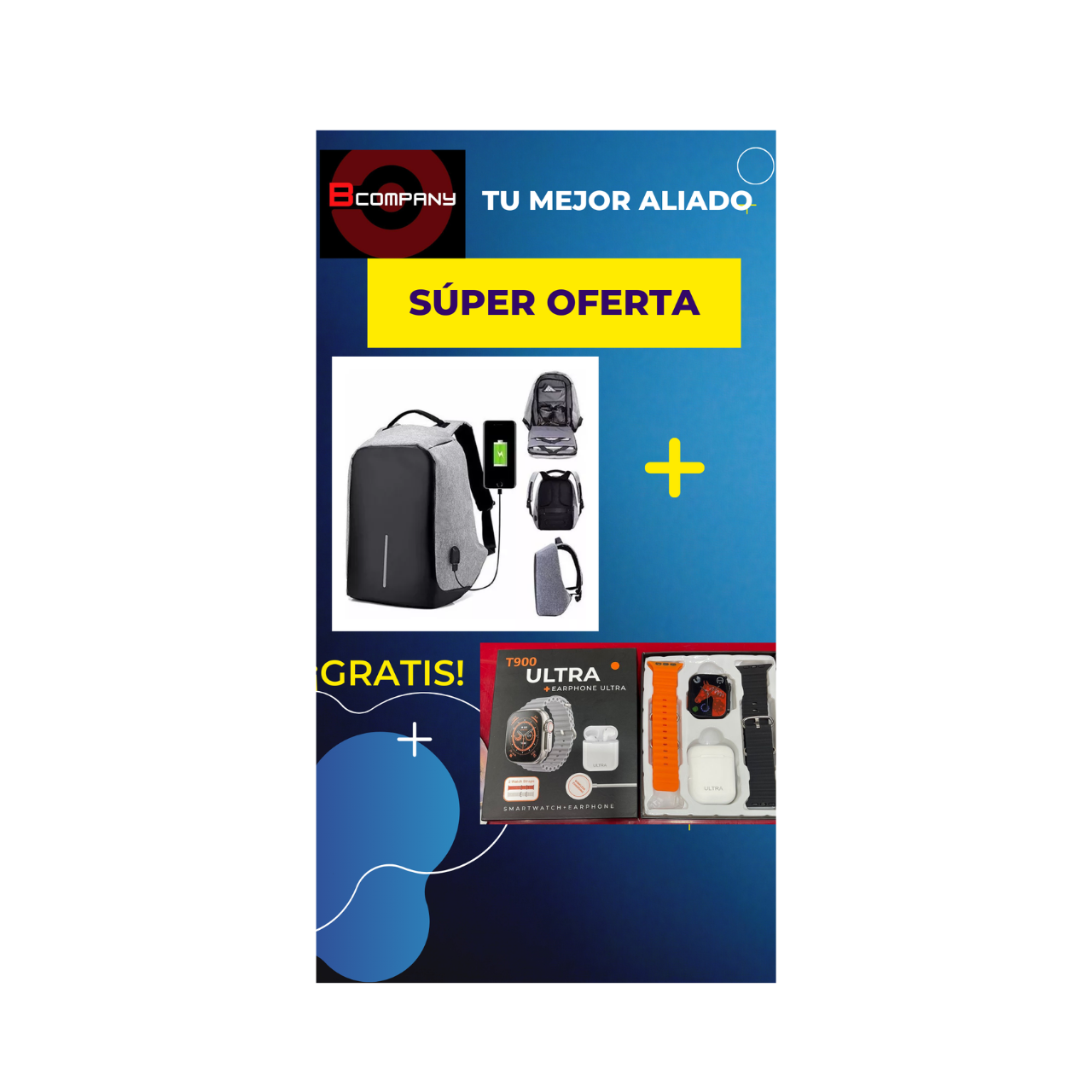 combo t900 normal + maletin atirobo