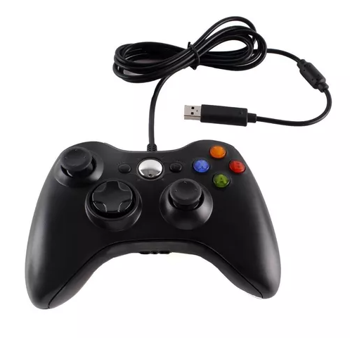 Control Con Cable Para Xbox 360 Y Pc