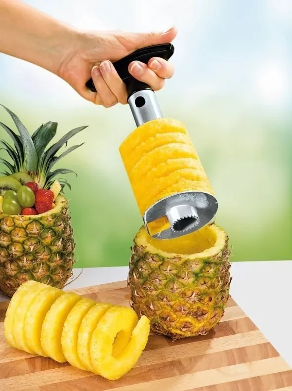 Miniatura 2 de Rebanador Cortador Pela Piña Rodajas