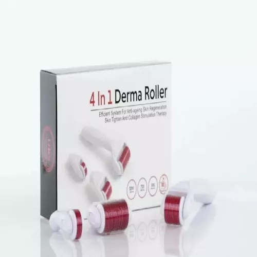 Kit Rodillo Facial Derma Roller 4 EN 1