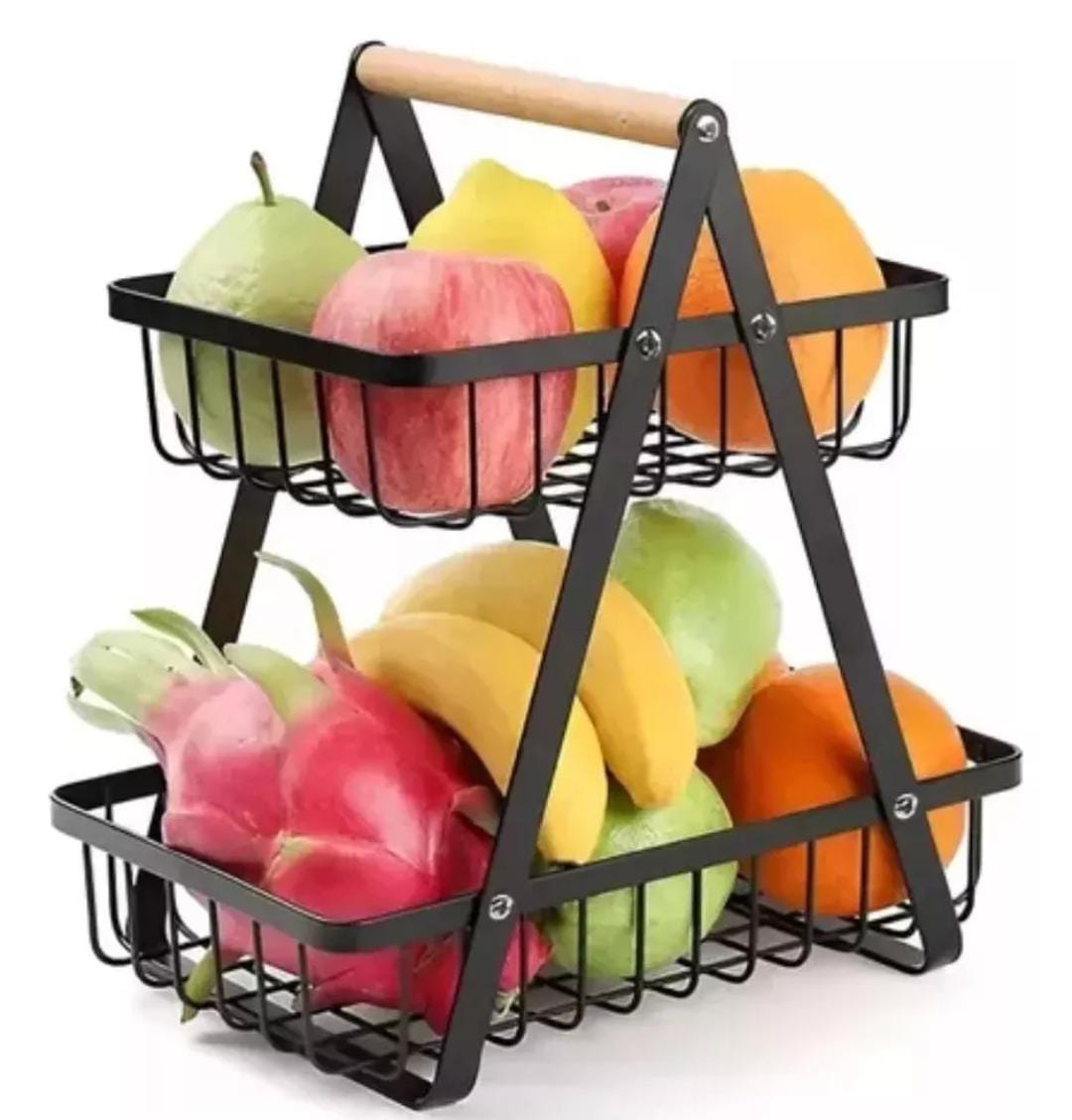 ORGANIZADOR DE FRUTAS 2 NIVELES