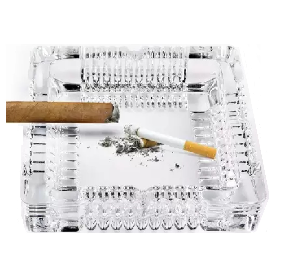 Miniatura 2 de Cenicero De Mesa De Cristal Alta Calidad