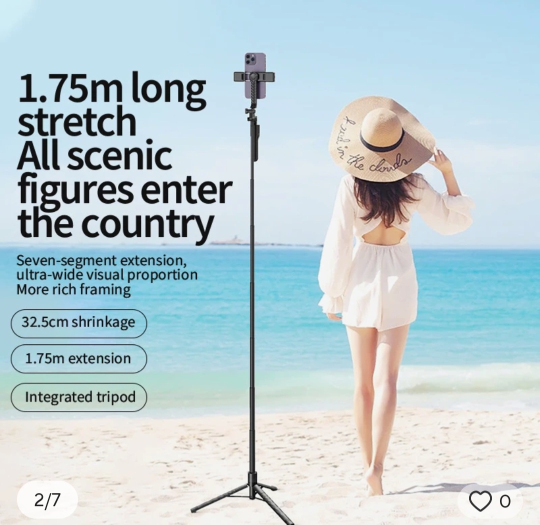 Miniatura 5 de PALO SELFIE  TRIPODE REF K28 ALTURA 1.75