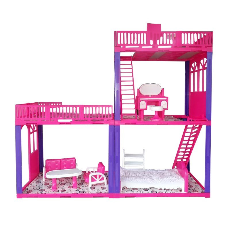 Miniatura 7 de Casa De Muñecas Infantil Tipo Barbie 160