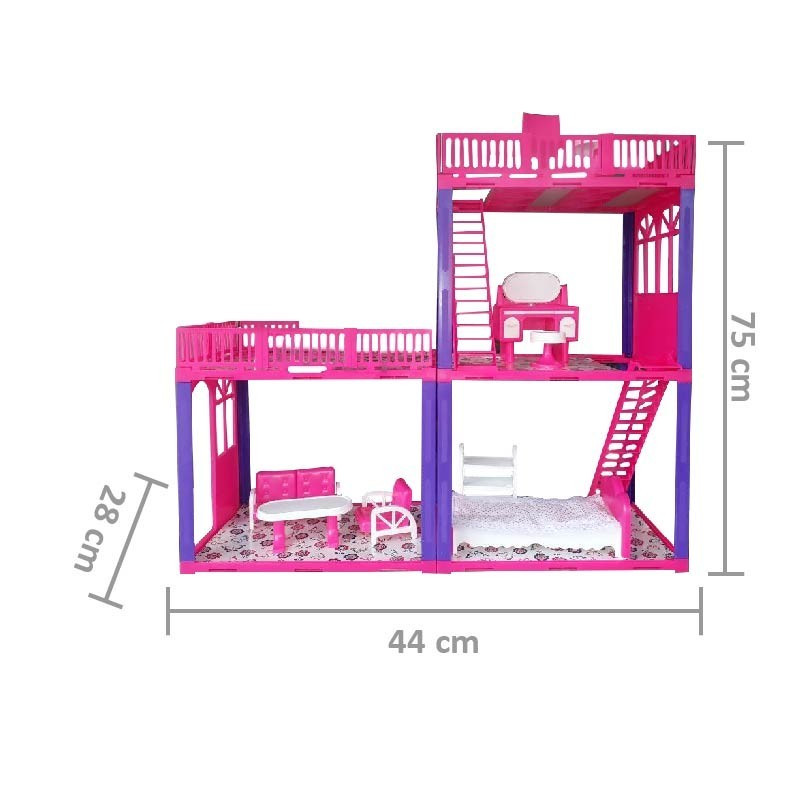 Miniatura 3 de Casa De Muñecas Infantil Tipo Barbie 160