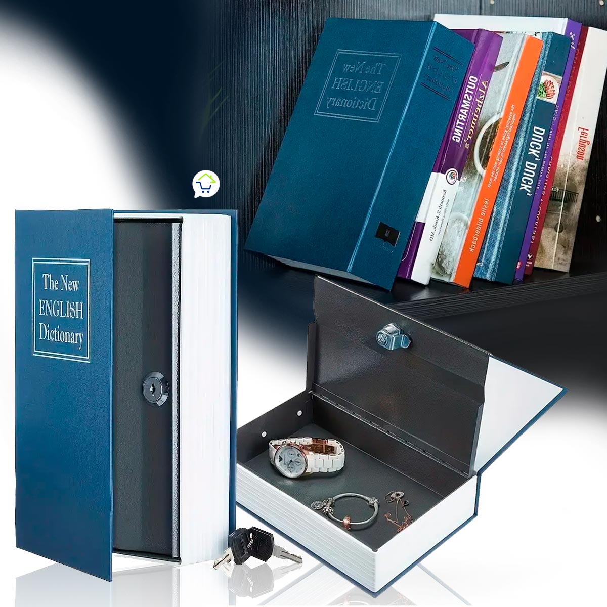 Miniatura 5 de Caja Fuerte De Seguridad Tipo Libro 802