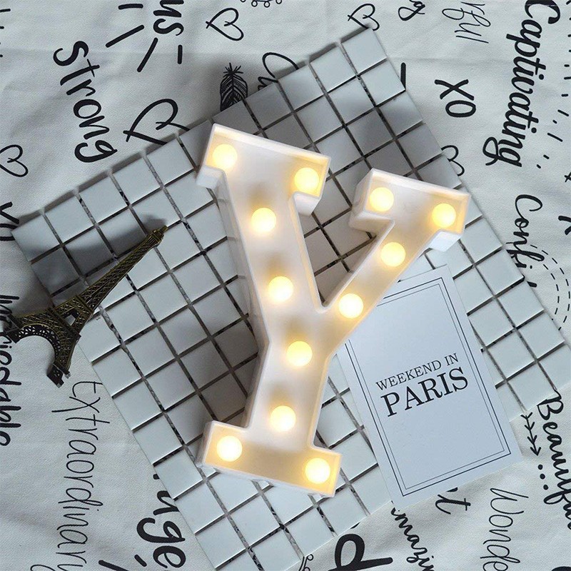 Letra Luz Led Lampara LL07G-DCM