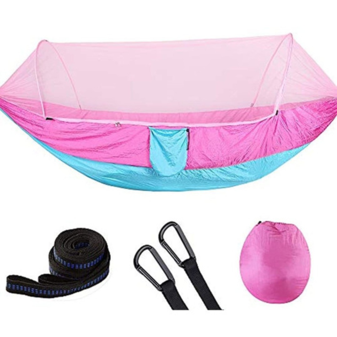 Hamaca portatil individual con toldillo