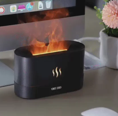 Difusor de aromas con diseño de chimenea