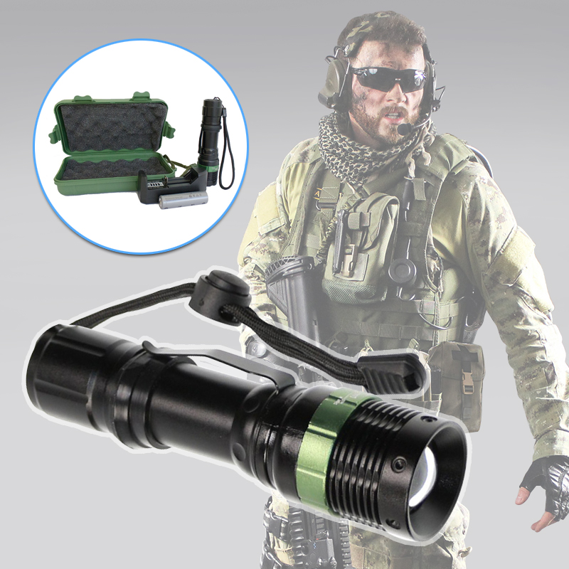 Miniatura 3 de Linterna LED Tactica Militar 303