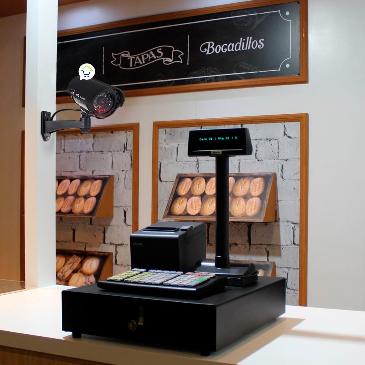 Miniatura 3 de Camara Seguridad Dummy (Falsa) Bala 3501