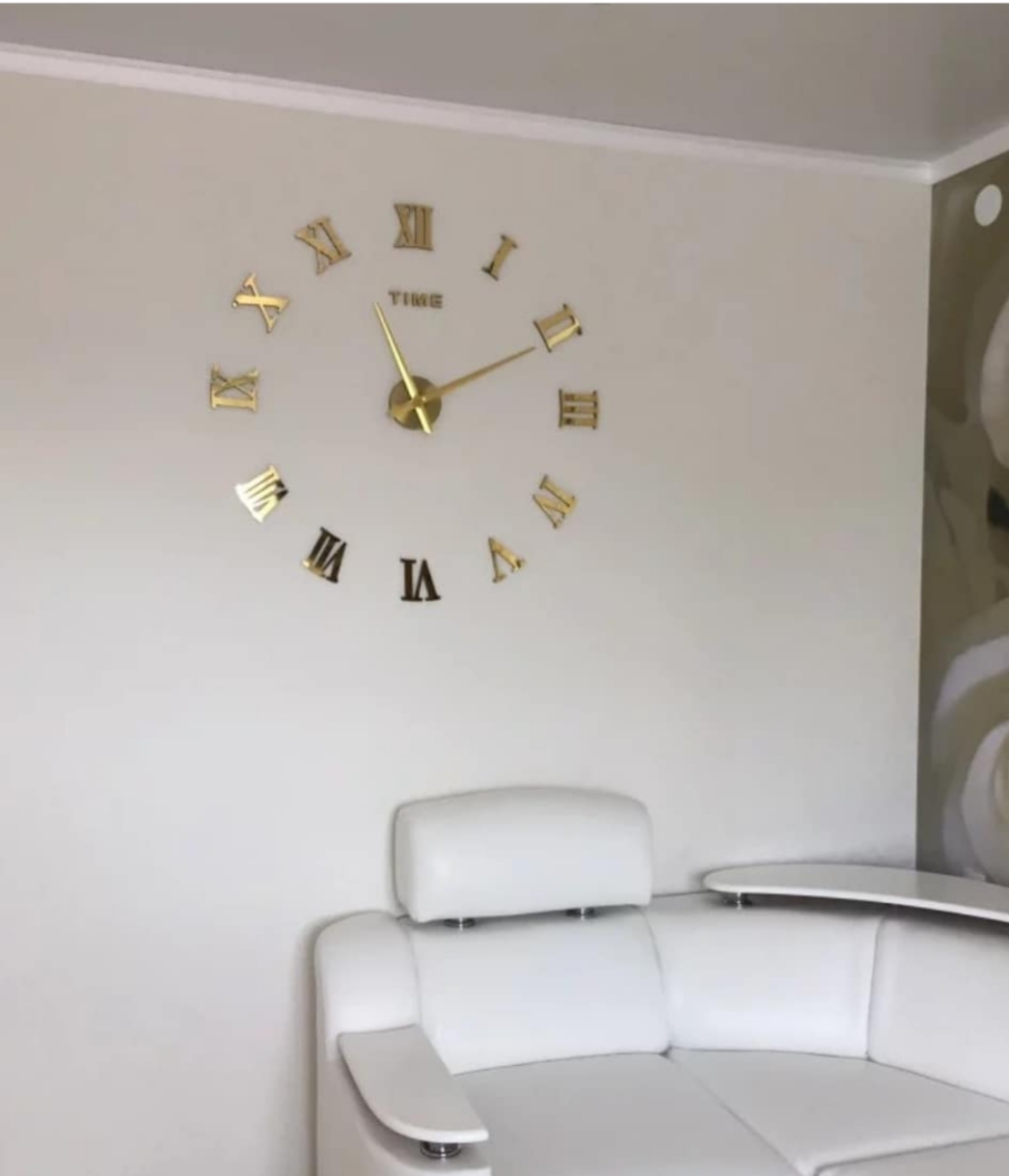 Miniatura 3 de RELOJ DE PARED 3 D 100X100 CM DORADO