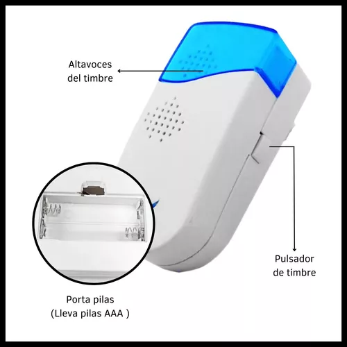 Miniatura 2 de Timbre Inalámbrico 32 sonidos