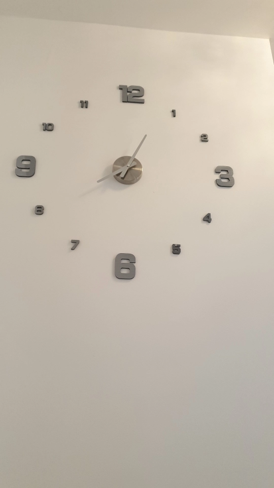 Miniatura 3 de RELOJ 3D 50X50CM COLOR PLATEADO