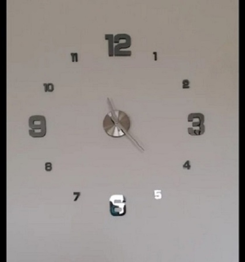 Miniatura 2 de RELOJ 3D 50X50CM COLOR PLATEADO