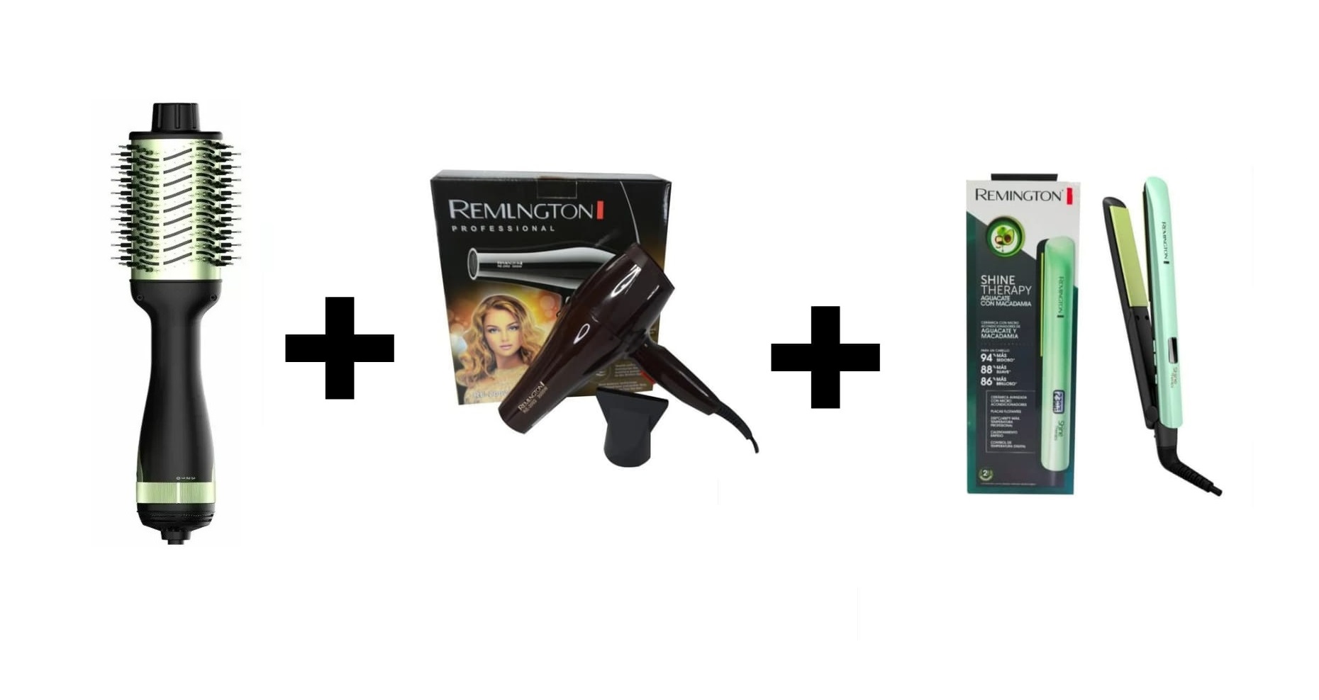 Miniatura 4 de Combo Secador + Plancha + Cpillo Aguacat