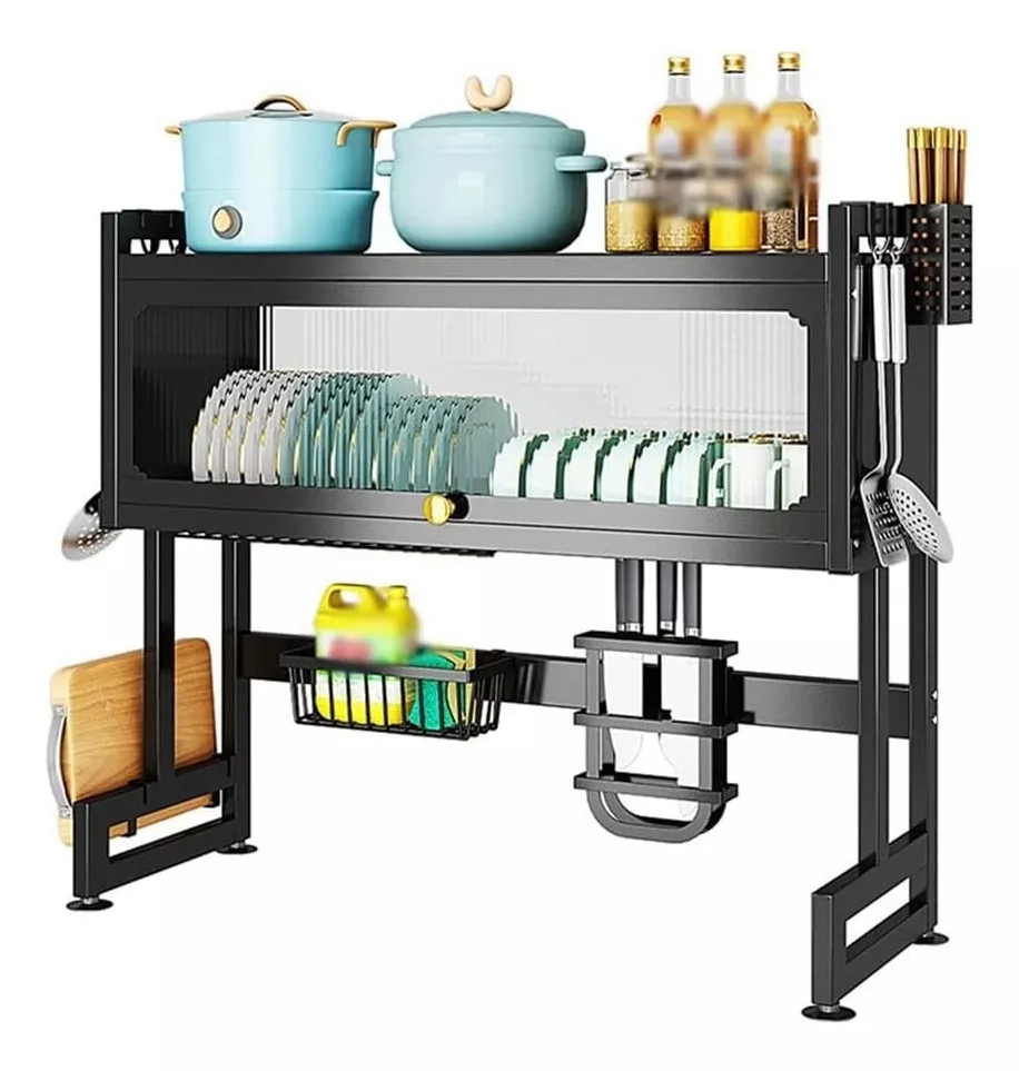 Miniatura 2 de Escurridor De Platos Con Almacenamiento