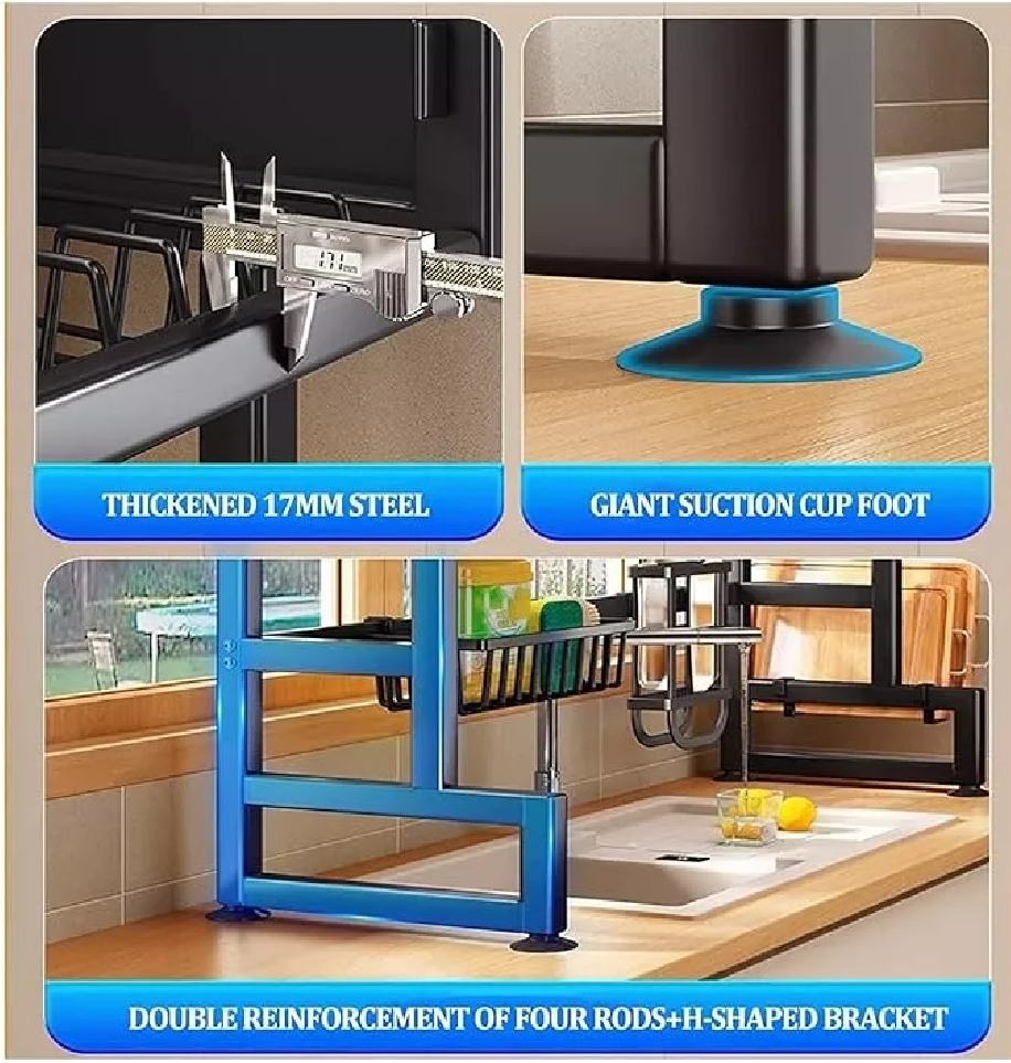 Miniatura 5 de Escurridor De Platos Con Almacenamiento
