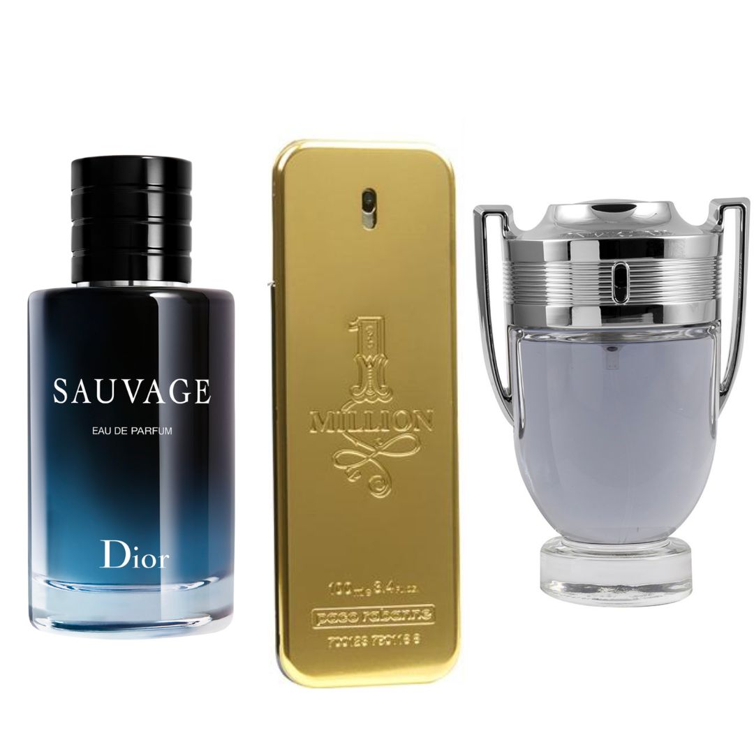 KIT PERFUM (SAUVAGE+1 MILLION+ INVICTUS)