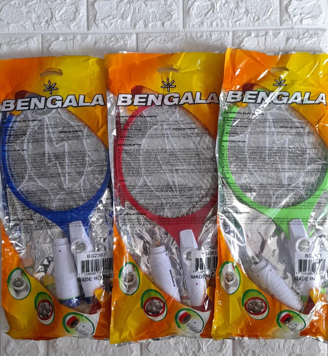 Vista 6 de RAQUETA MATA ZANCUDOS BENGALA