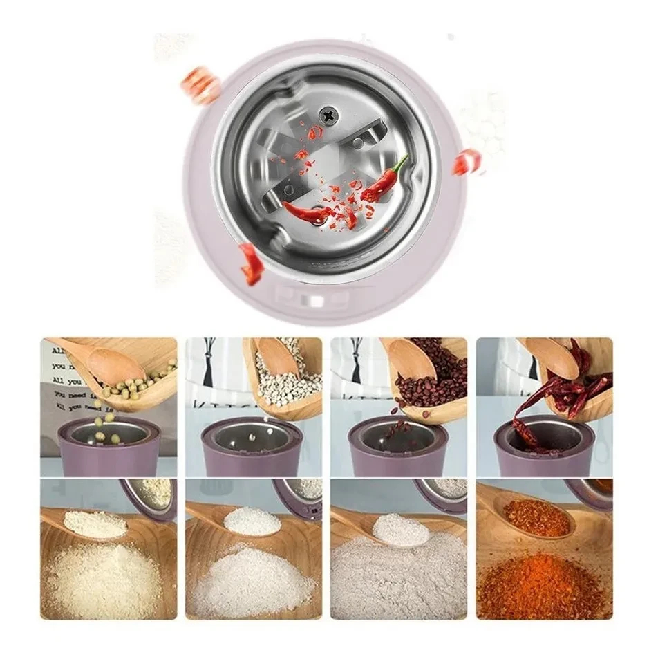 Molino Eléctrico Portátil Granos Especia