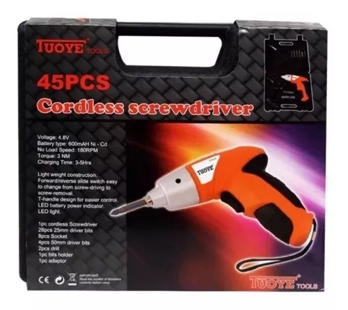 DESTORNILLADOR NARANJA 45 PIEZAS -1107