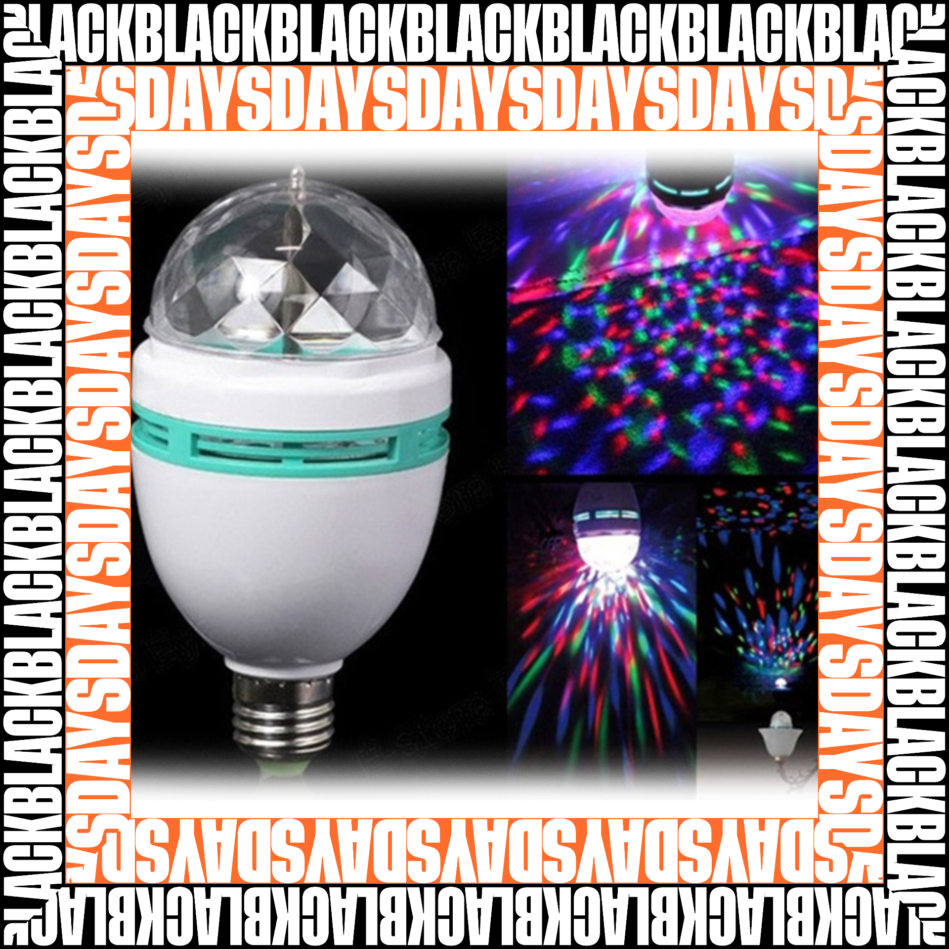 Bombillo Discoteca LED KL2181 Black Days