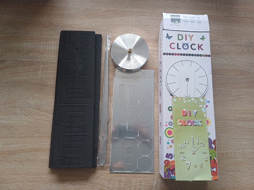 Miniatura 8 de RELOJ 3D GRANDE 100X100CM COLOR PLATEADO