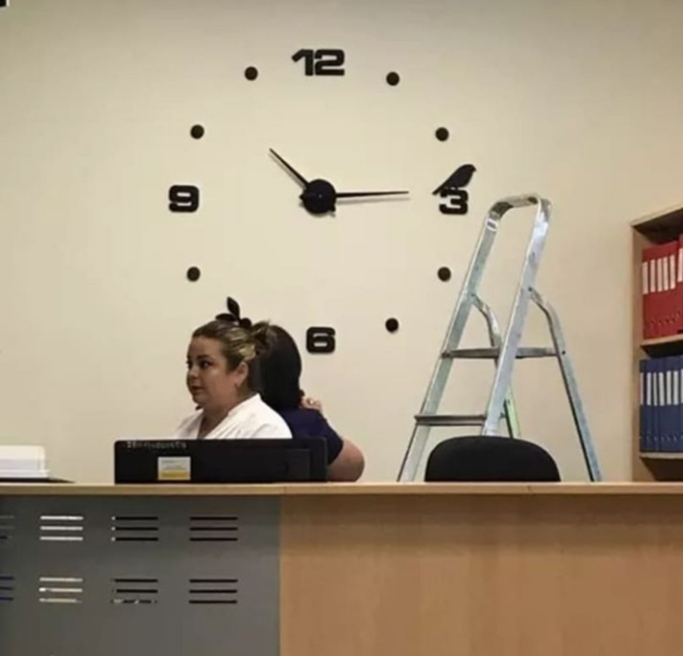 Miniatura 8 de RELOJ 3D TAMAÑO 100X100CM COLOR NEGRO