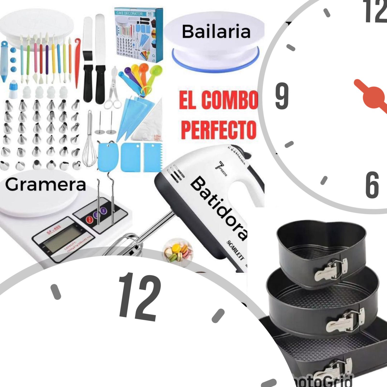 Miniatura 9 de Kit pastelería+Gramera+Batidora+Moldes G