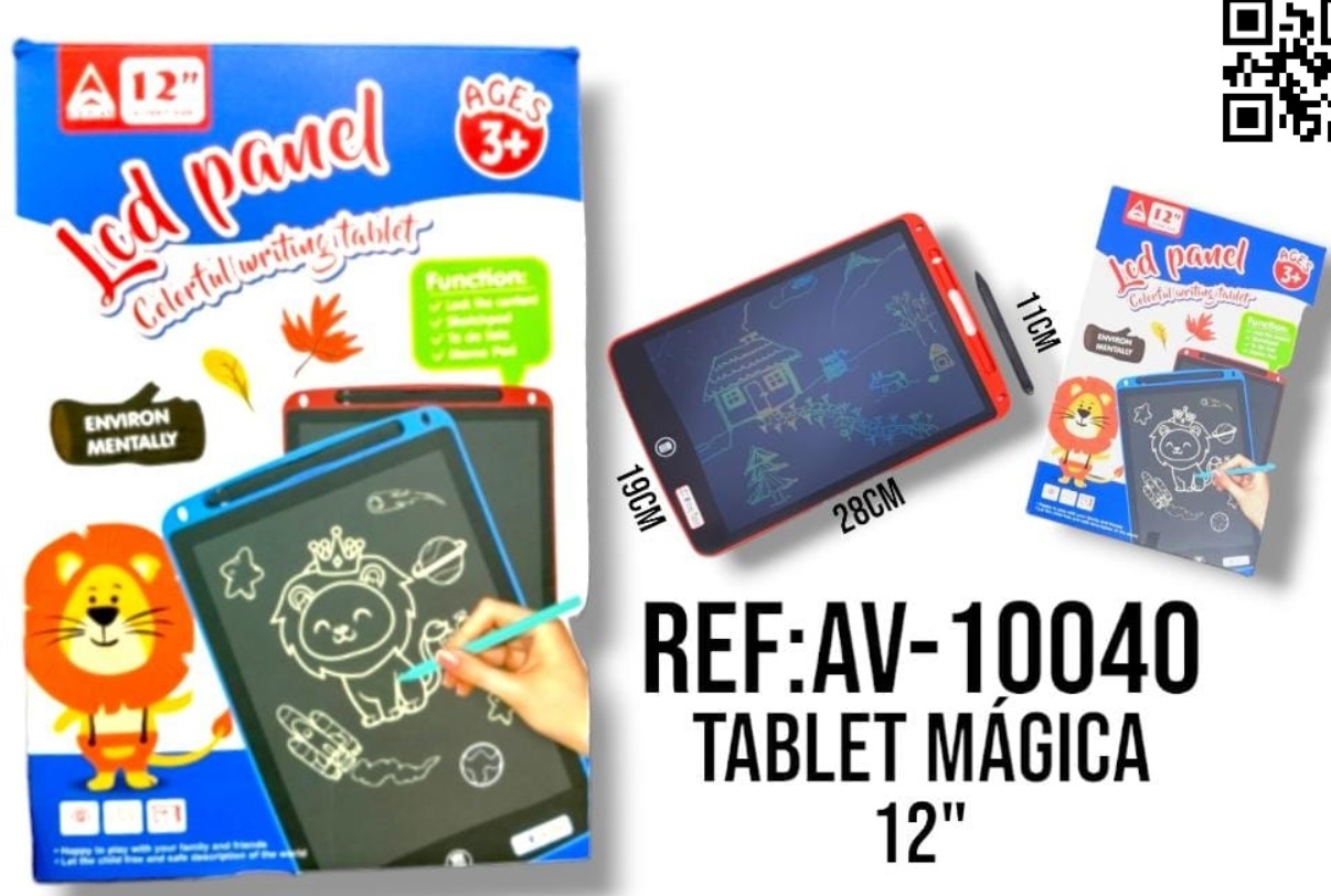 TABLET MAGICA 12 PULGADAS - Color: Azul,
