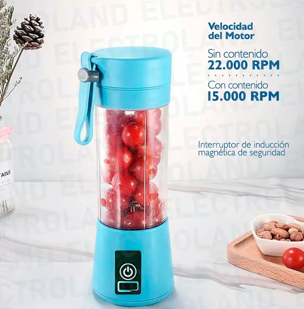 Miniatura 3 de LICUADORA PORTATIL 4 ASPAS